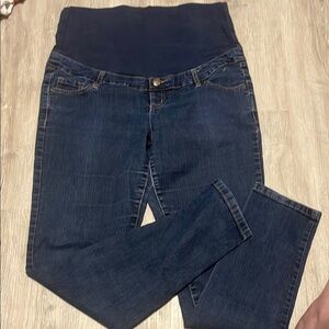 Women's Blue Maternity Jeans large
